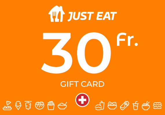 Just Eat Gift Card 30 CHF (CH) Key - SWITZERLAND