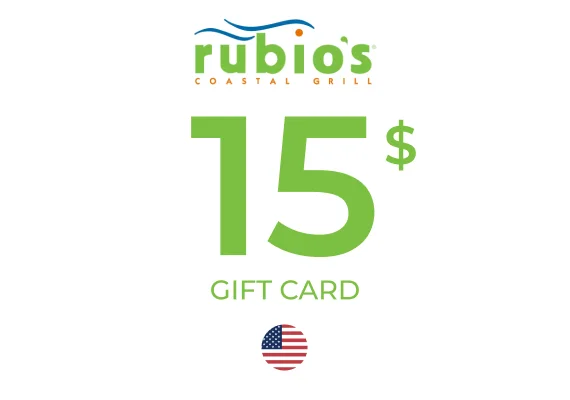 Rubio’s Coastal Grill Gift Card 15 USD