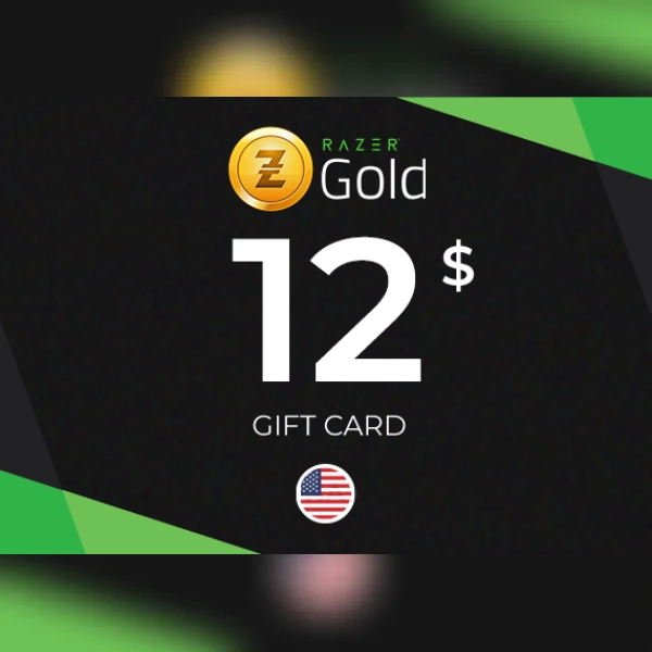 Razer Gold Gift Card 12 USD Key - UNITED STATES