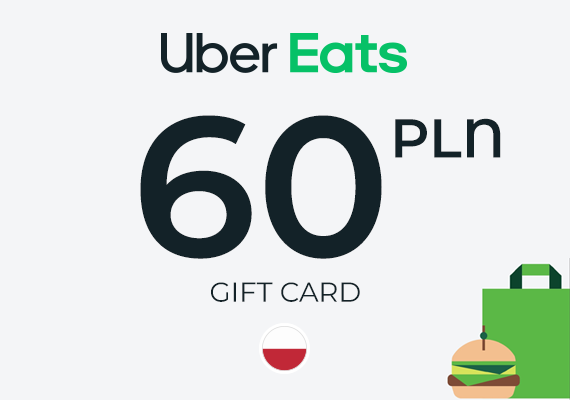 Uber Eats Gift Card 60 PLN