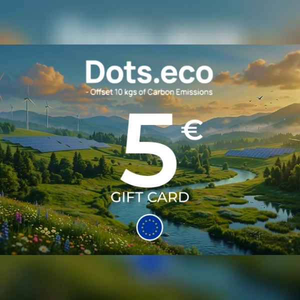 Dots.eco - Offset 10 kgs of CARBON EMISSIONS Gift Card 5 EUR Key - EU