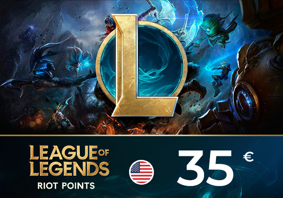 League of Legends Riot Points 35 USD League of Legends Riot Points 35 USD