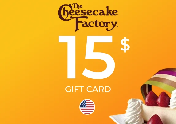 The Cheesecake Factory Gift Card 15 USD
