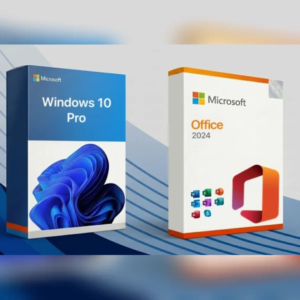 Microsoft Windows 10 Pro & Microsoft Office 2024 - LTSC Standard Bundle Key - GLOBAL