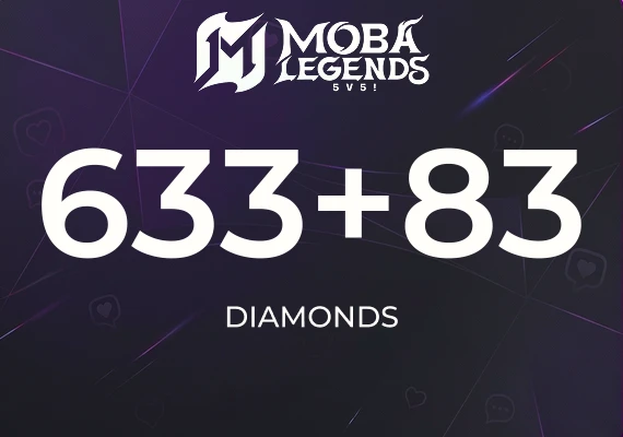 Moba Legends - 633 Diamonds + 83 Bonus