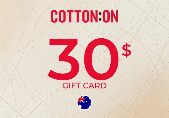 Cotton On Gift Card 30 AUD