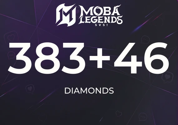 Moba Legends - 383 Diamonds + 46 Bonus
