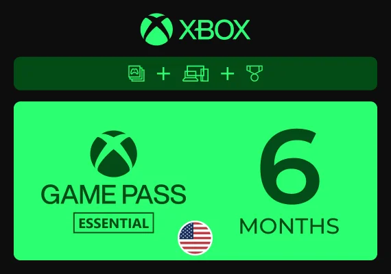 Xbox Game Pass Core (Essential) 6 Months  Xbox Game Pass Core (Essential) 6 Months