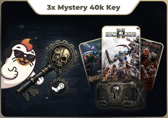 3x Warhammer 40K Mystery Steam Keys