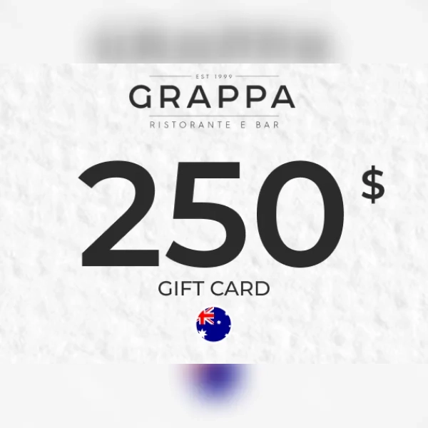 Grappa Ristorante & Bar Gift Card 250 AUD Key - AUSTRALIA