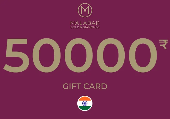 Malabar Gold Coin Gift Card 50000 INR