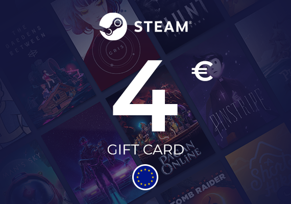 Steam Wallet Gift Card 4 EUR Steam Wallet Gift Card 4 EUR