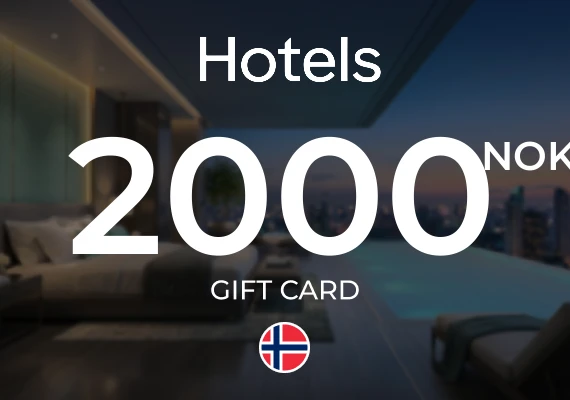 Hotels Online Gift card 2000 NOK
