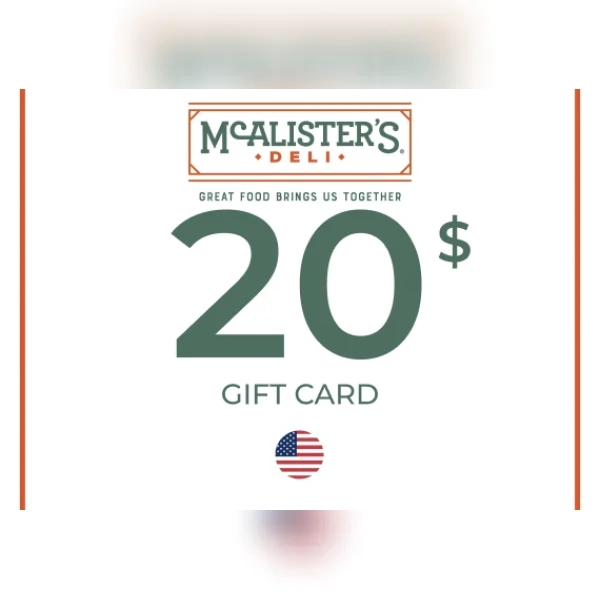 McAlister’s Gift Card 20 USD Key - UNITED STATES