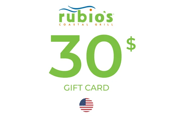 Rubio’s Coastal Grill Gift Card 30 USD