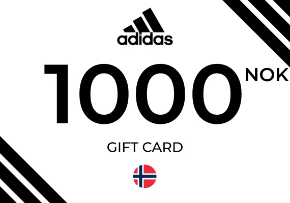 adidas Gift Card 1000 NOK