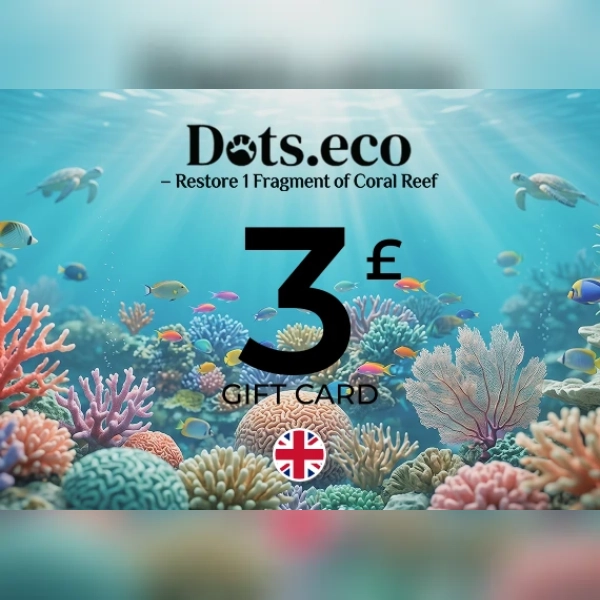 Dots.eco - Restore 1 fragment of coral reef Gift Card 3 GBP Key - UNITED KINGDOM