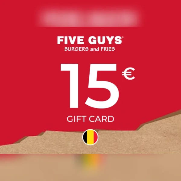 Five Guys Gift Card 15 EUR Key - GERMANY