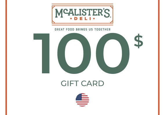 McAlister’s Gift Card 100 USD