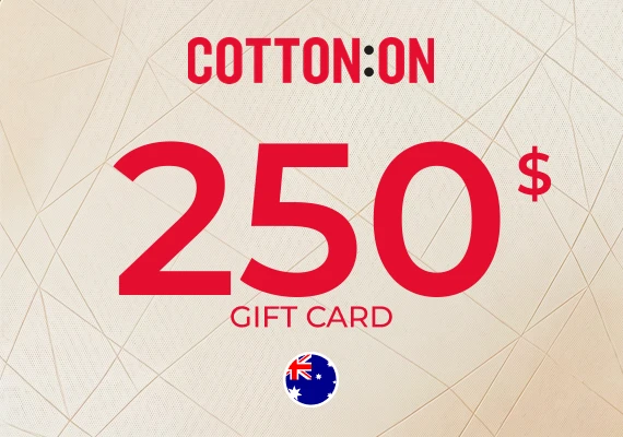 Cotton On Gift Card 250 AUD