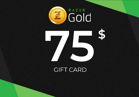 Razer Gold Gift Card 75 USD Razer Gold Gift Card 75 USD