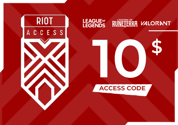 Riot Access Code 10 USD Riot Access Code 10 USD