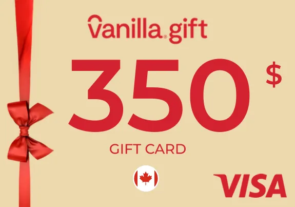 Vanilla Visa Gift Card 350 CAD