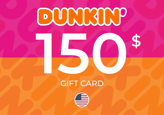 Dunkin' Donuts Gift card 150 USD