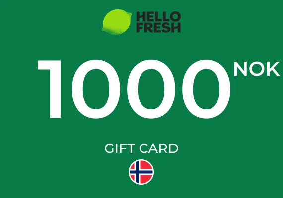 HelloFresh Gift Card 1000 NOK