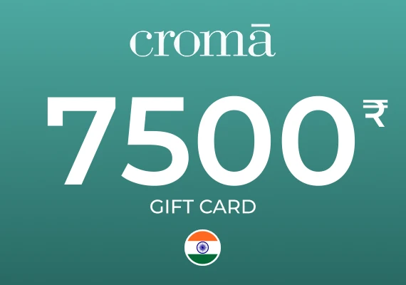 Croma Gift Card 7500 INR
