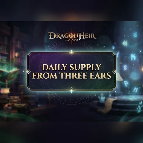 Dragonheir: Silent Gods - Daily Supply from Three Ears Direct Top-Up - GLOBAL