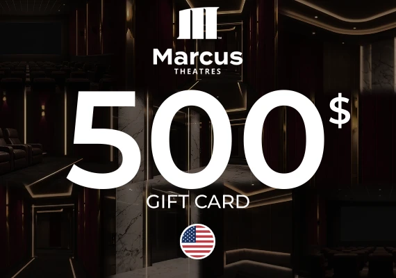 Marcus Theaters Gift Card 500 USD