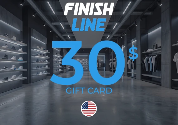 Finish Line Gift Card 30 USD
