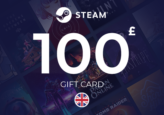 Steam Wallet Gift Card 100 GBP Steam Wallet Gift Card 100 GBP