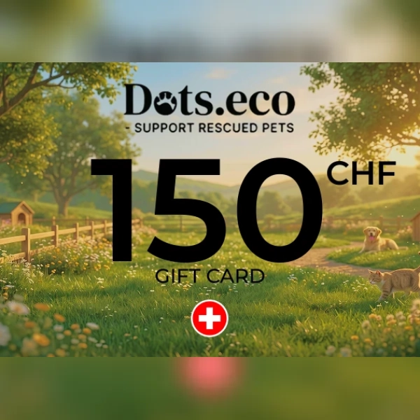 Dots.eco - Support Rescued Pets Gift Card 150 CHF Key - SWITZERLAND