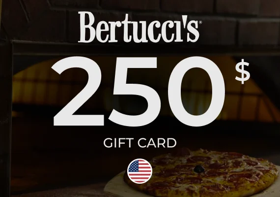 Bertucci's Gift Card 250 USD