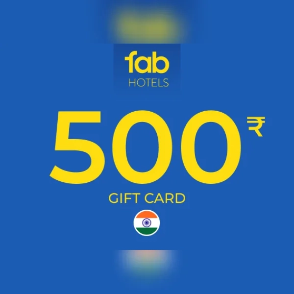 Fab Hotels Gift Card 500 INR Key - INDIA