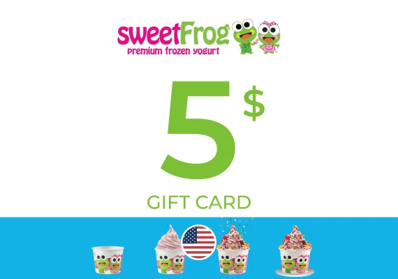 SweetFrog Gift Card 5 USD