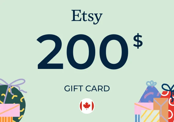 Etsy Gift Card 200 CAD