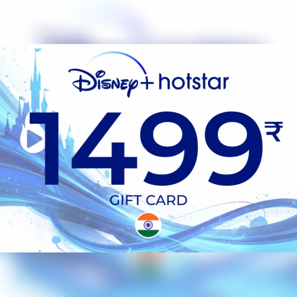 Disney+ Hostar Gift Card 1499 INR Key - INDIA
