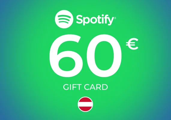 Spotify Gift Card 60 EUR Spotify Gift Card 60 EUR
