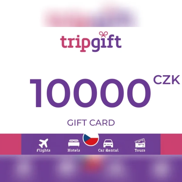 TripGift Gift Card 10000 CZK Key - CZECH REPUBLIC