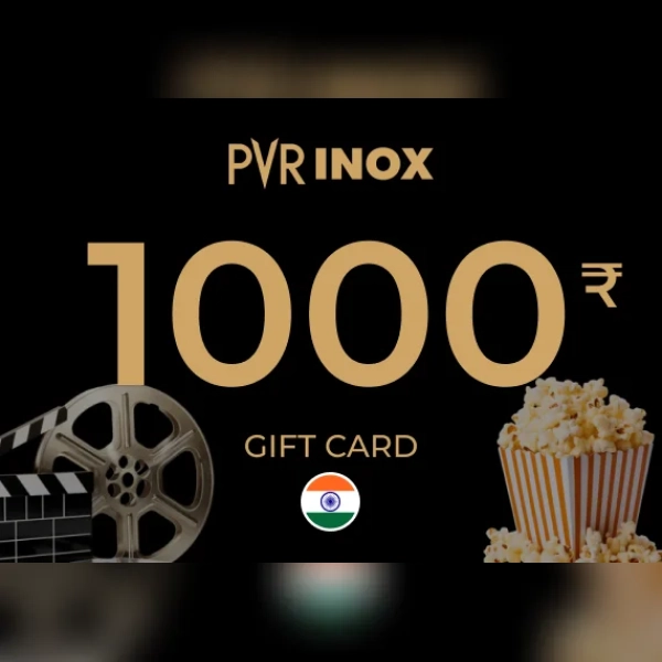 PVR Inox Cinemas Gift Card 1000 INR Key - INDIA