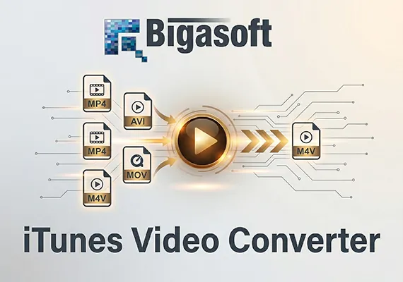 Bigasoft iTunes Video Converter (1 Device / Lifetime)