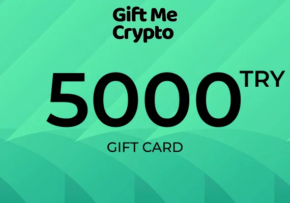 Gift Me Crypto Gift Card 5000 TRY