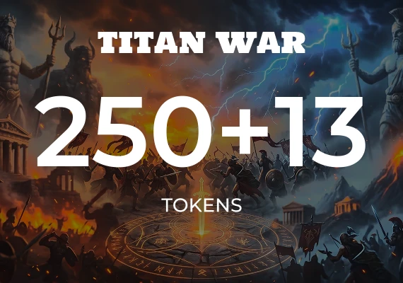 Titan War - 250 +13 Tokens 