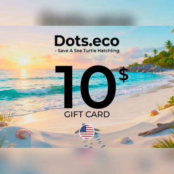 Dots.eco - Save a sea turtle hatchling Gift Card 10 USD Key - UNITED STATES