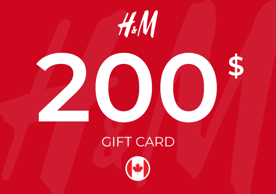 H&M Gift Card 200 CAD H&M Gift Card 200 CAD