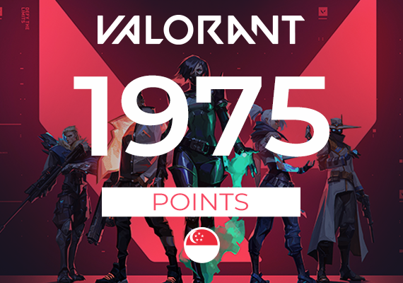 VALORANT Gift Card - 1975 Valorant Points Key - SINGAPORE