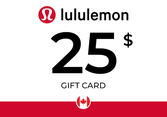 Lululemon Gift Card 25 CAD